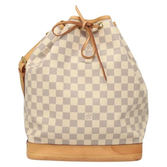 LOUIS VUITTON Damier Azur Noe Shoulder Bag N42222 LV Auth 121627 - Picture 1 of 15